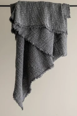 Pledd - Wooly 130x180 Fumo