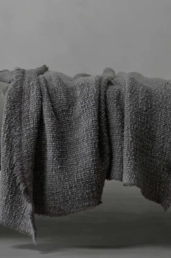 Pledd - Wooly 130x180 Fumo