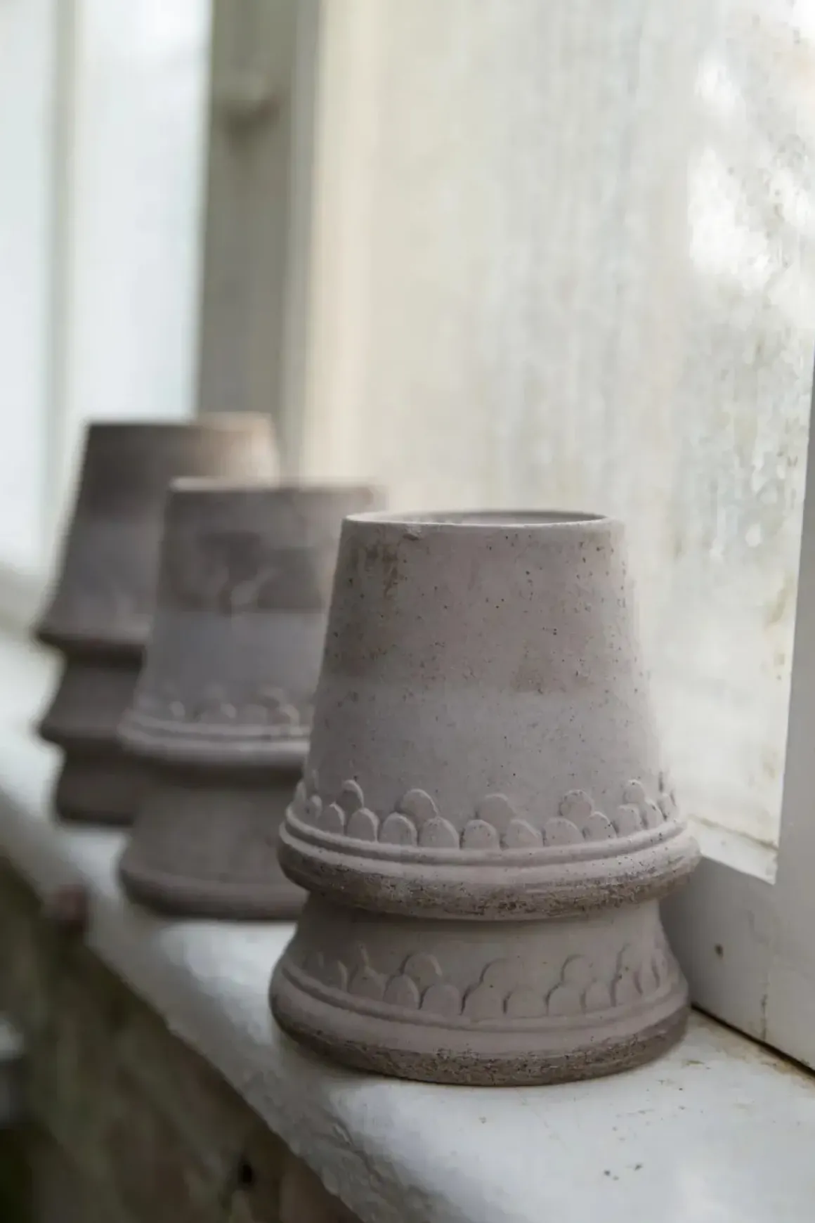 Potte - Københavner m/Skål Grå