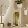 Potte - Speckle Hanging Pot L Off-White