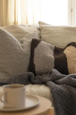 Pute - Raul 50x50cm Frost Grey Komplett