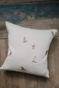 Putetrekk - Skiers Embroidered 48x48cm