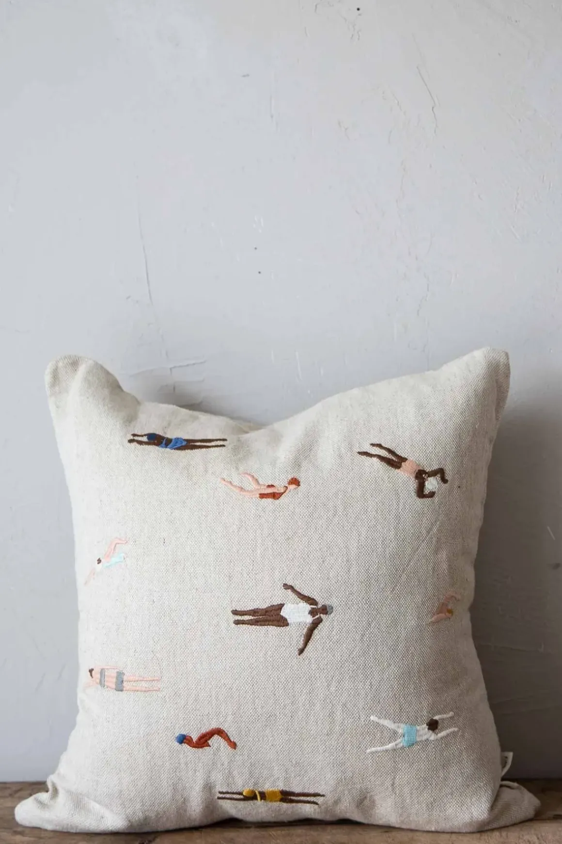 Putetrekk - Swimmers Embroidered 48x48cm