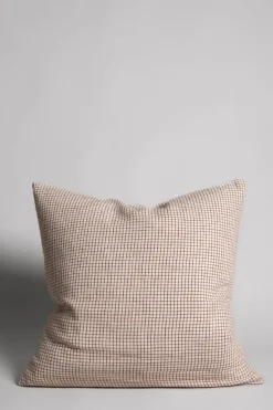 Putetrekk - 50x50cm Brown Checks