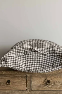 Putetrekk - 65x65cm Brown Gingham