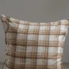 Putetrekk - 65x65cm Caramel Checks