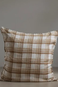 Putetrekk - 65x65cm Caramel Checks