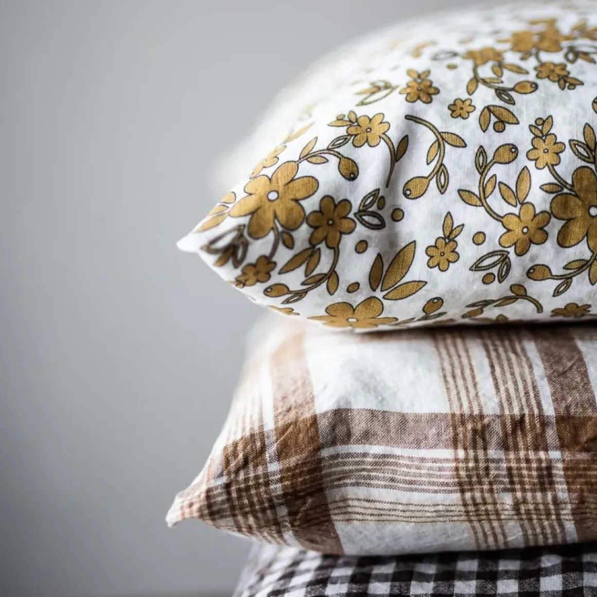 Putetrekk - 50x50cm Mustard Flower