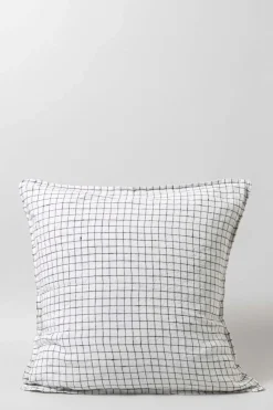 Putetrekk - 50x50cm White/Black Checks