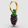 Øredobb - Beaded Mini Grape