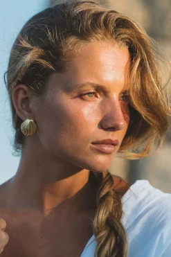 Øredobber - Ocean Treasure Gold