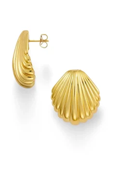 Øredobber - Ocean Treasure Gold