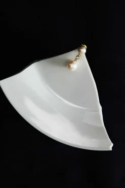 Øredobber - Odile Pearl Earrings Gold