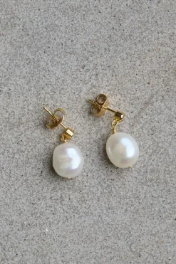 Øredobber - Pearly Gold