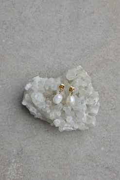 Øredobber - Pearly Gold