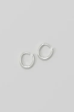 Øredobber - Slim Hoop Tiny Silver