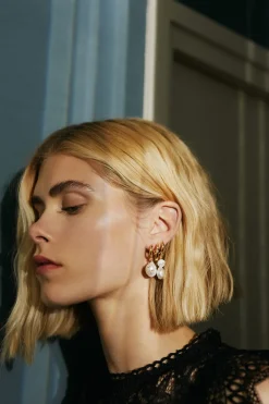 Øreringer - Brigitte Hoops Gold