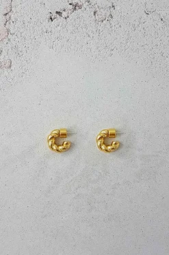 Øreringer - Pastry Hoops Small 15mm Gold