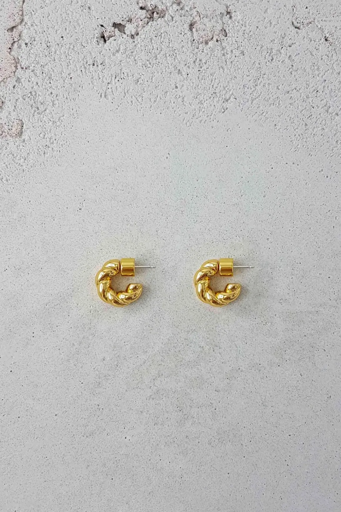 Øreringer - Pastry Hoops Small 15mm Gold