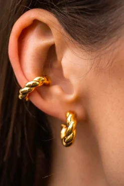 Øreringer - Pastry Hoops Small 15mm Gold