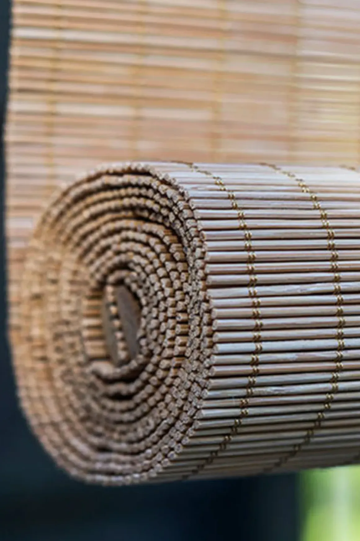 Rullegardin - Brun Fin Bambus