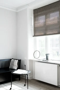 Rullegardin - Gråbeiset Bambus