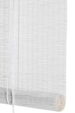 Rullegardin - Hvit Fin Bambus