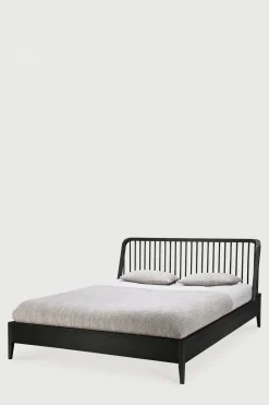 Seng - Spindle Bed 160x200cm Oak Black