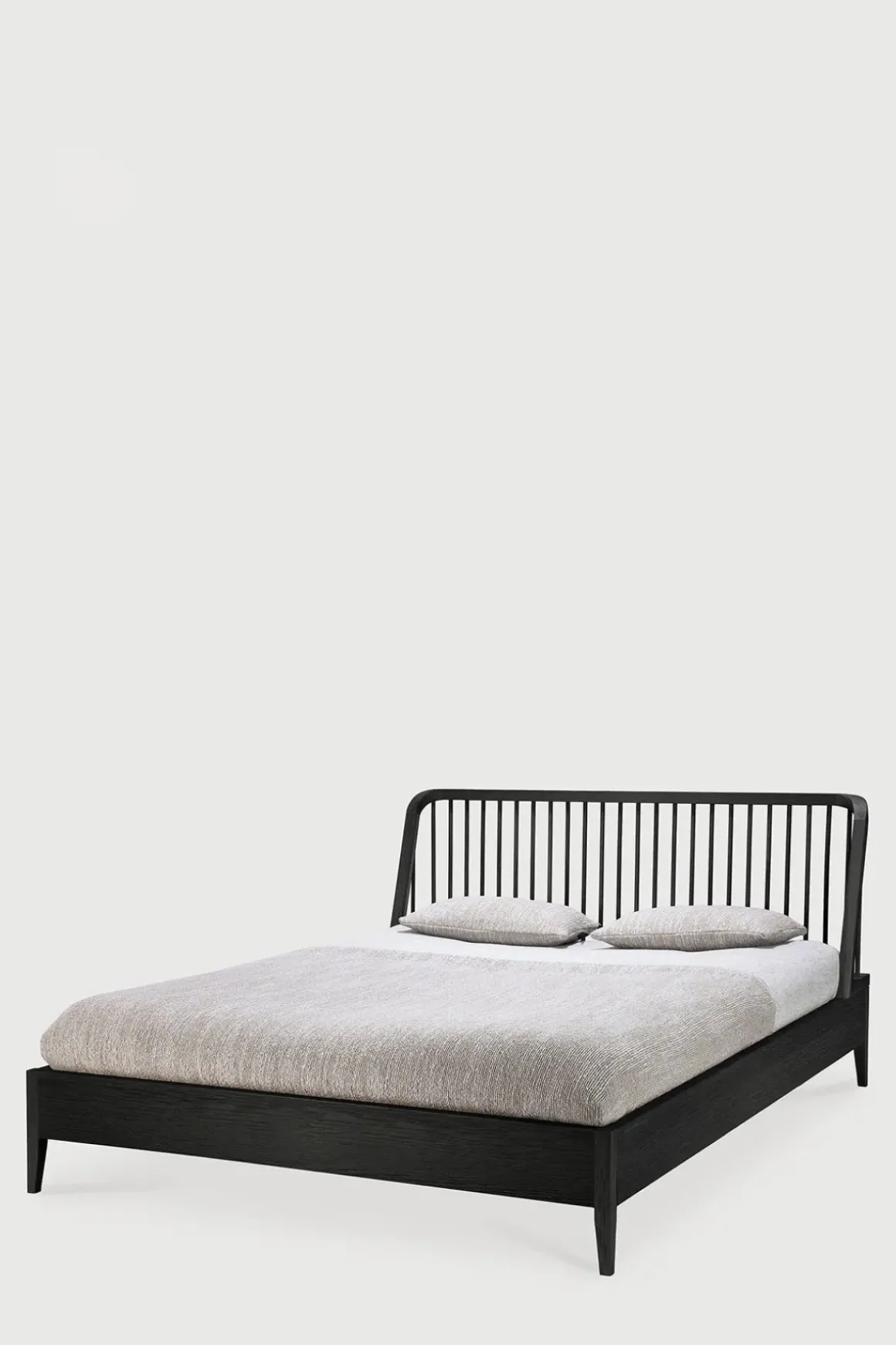 Seng - Spindle Bed 160x200cm Oak Black