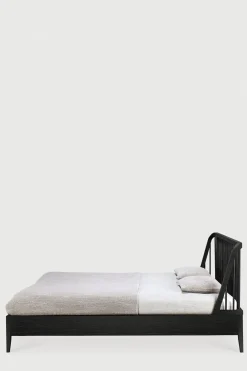 Seng - Spindle Bed 160x200cm Oak Black