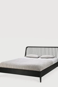 Seng - Spindle Bed 180x200cm Oak Black