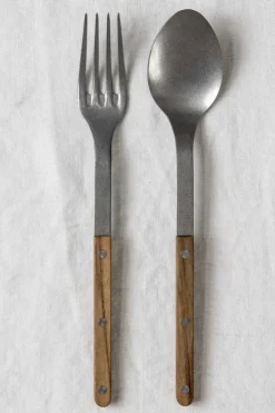 Serveringssett - Gaffel u0026 Skje Bistrot Vintage Teak