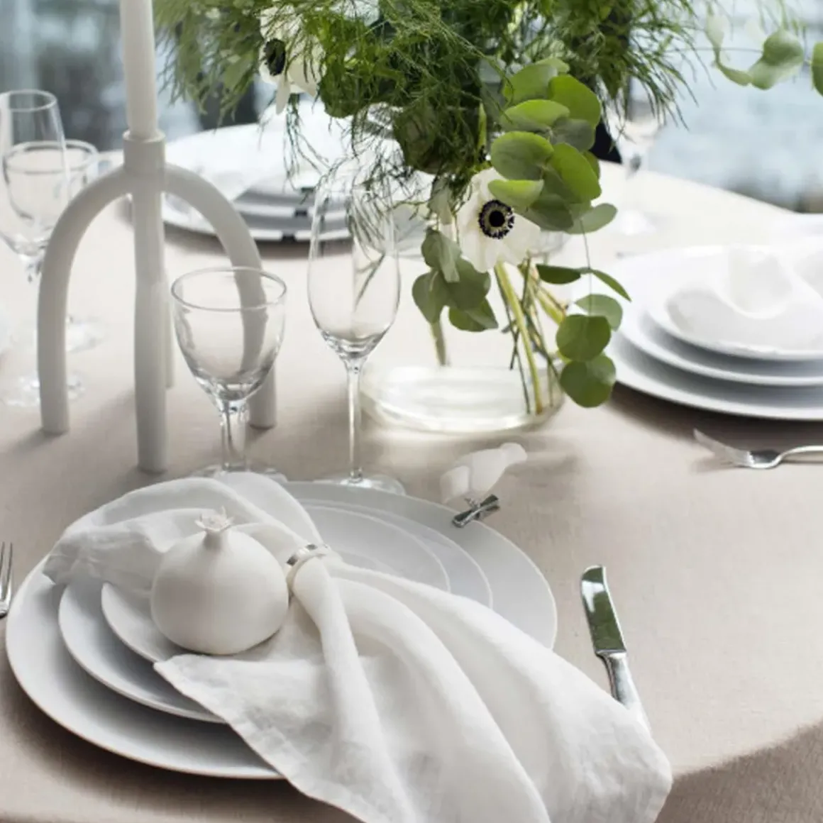 Serviett - Sunshine 45x45cm Hvit