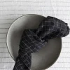Serviett - 45x45 Black Checks