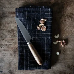 Serviett - 45x45 Black Checks