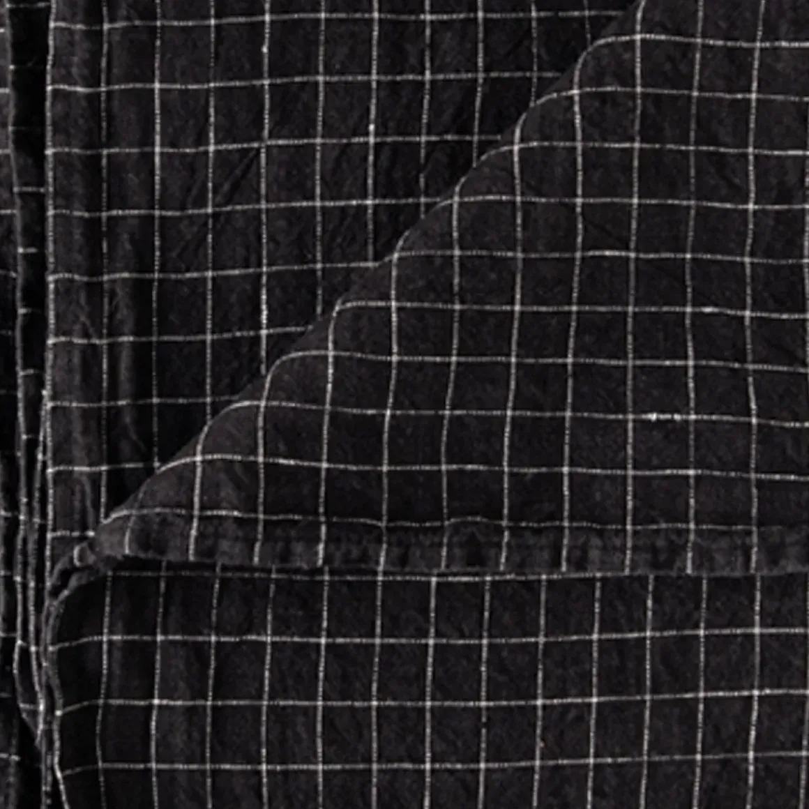 Serviett - 45x45 Black Checks