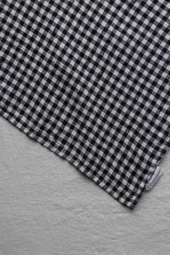 Serviett - 45x45cm Black Gingham