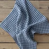Serviett - 45x45cm Blue Small Gingham