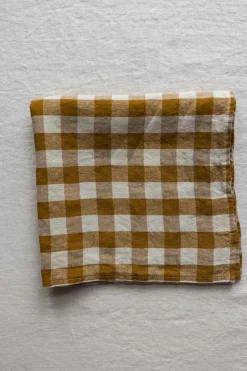 Serviett - 45x45cm Curcuma Medium Gingham
