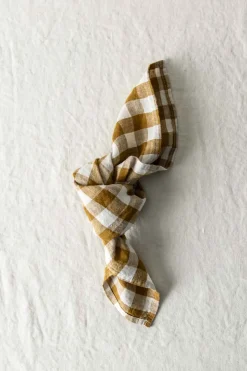 Serviett - 45x45cm Curcuma Medium Gingham