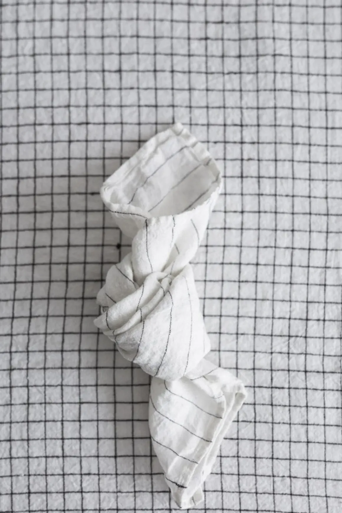 Serviett - 45x45cm Tennis Stripe