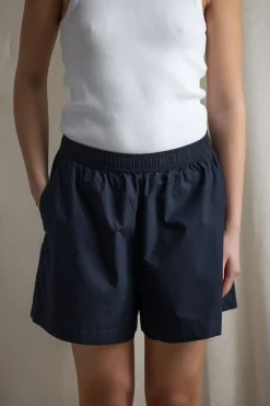 Shorts - Lulu Poplin II Black Navy