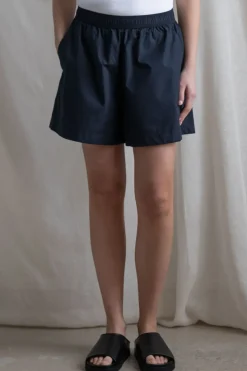 Shorts - Lulu Poplin II Black Navy