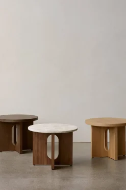 Sidebord - Androgyne dia50cm Natural Oak/ Natural Oak