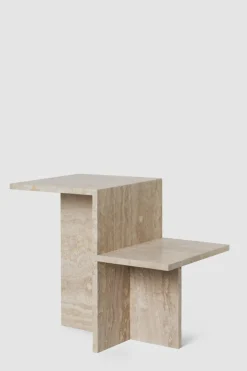 Sidebord - Distinct Side Table Travertine