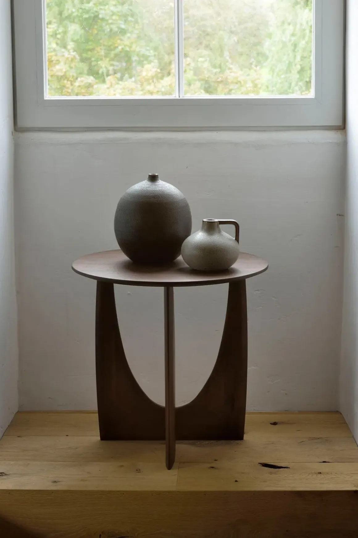 Sidebord - Geometric Teak