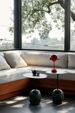 Sidebord - Lato LN9 Deep Green w/Verde Alpi Marble