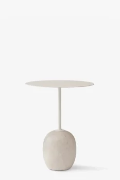 Sidebord - Lato LN8 Ivory White u0026 Crema Diva Marble
