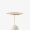 Sidebord - Lato LN8 Lacquered Oak w/Crema Diva Marble