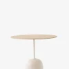 Sidebord - Lato LN9 Lacquered Oak w/Crema Diva Marble